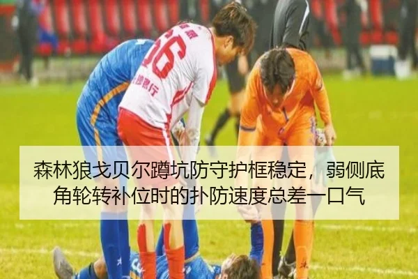 森林狼戈贝尔蹲坑防守护框稳定，弱侧底角轮转补位时的扑防速度总差一口气